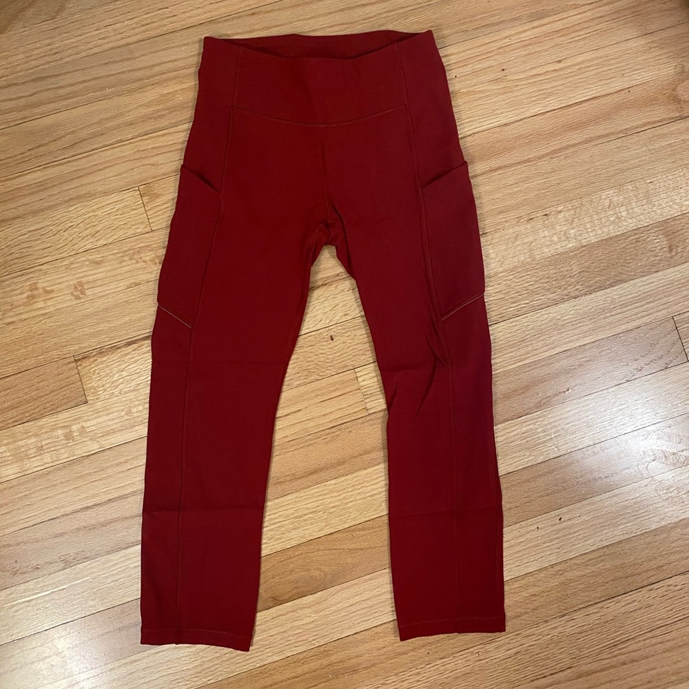 Lululemon Fast and Free High Rise Cropped Leggings